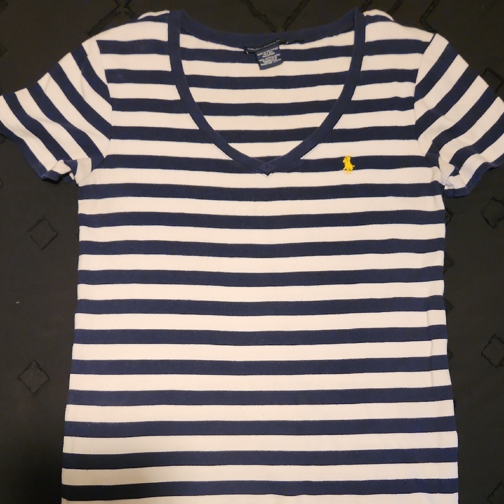 Ralph Lauren Striped V-Neck T-Shirt